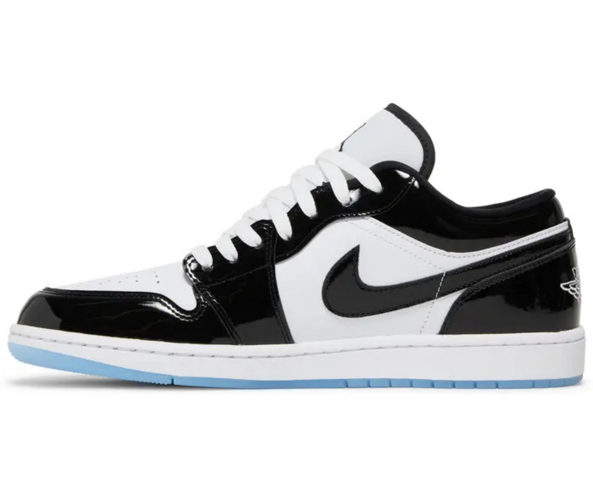 Jordan 1 Low Concord three-quarter view