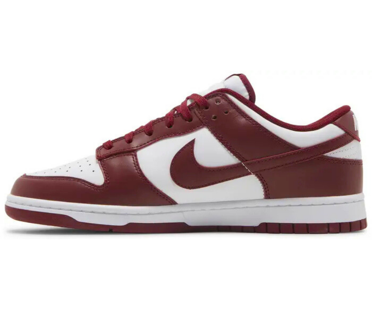 Nike Dunk Low Team Red three-quarter view