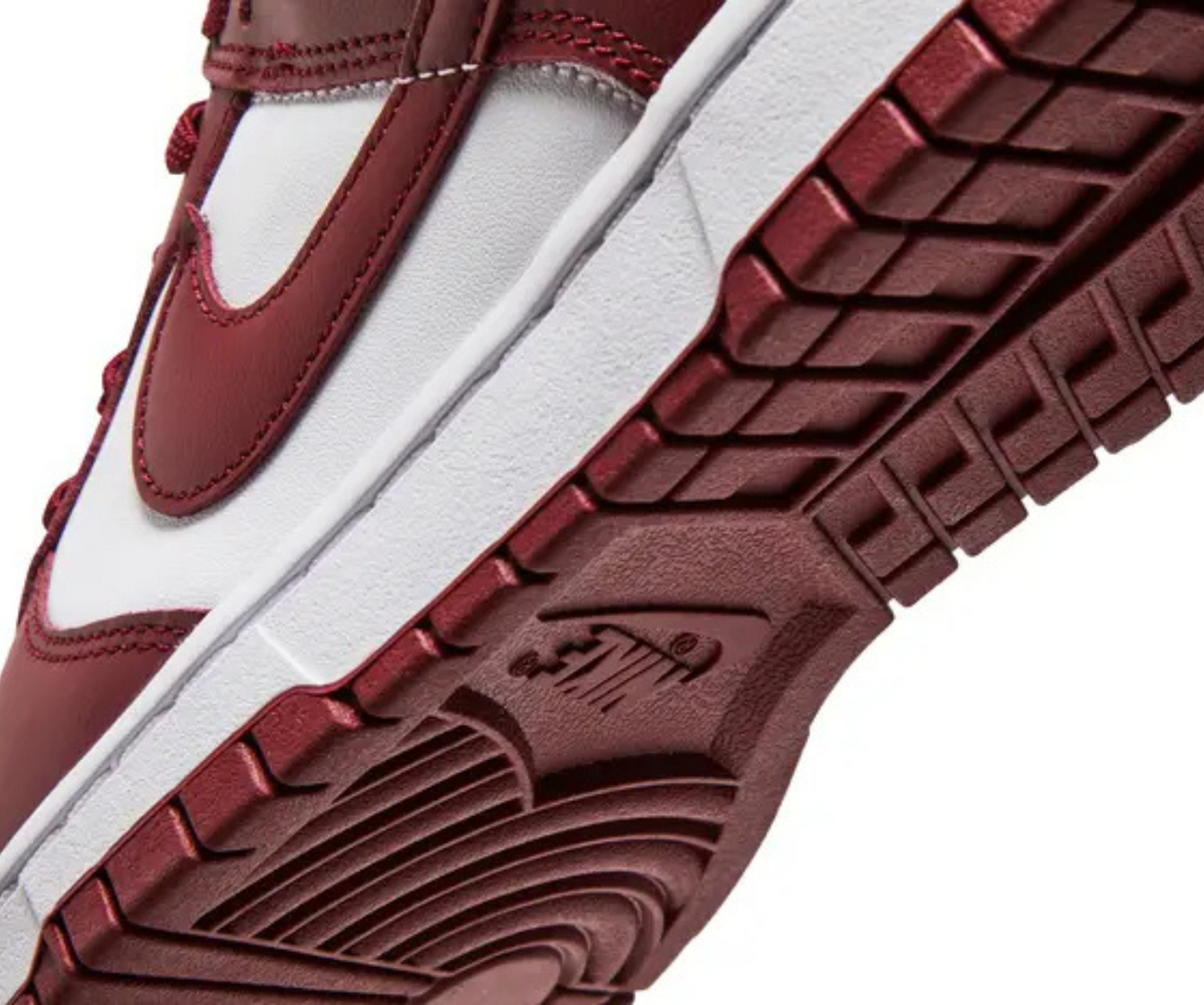 Nike Dunk Low Team Red top view